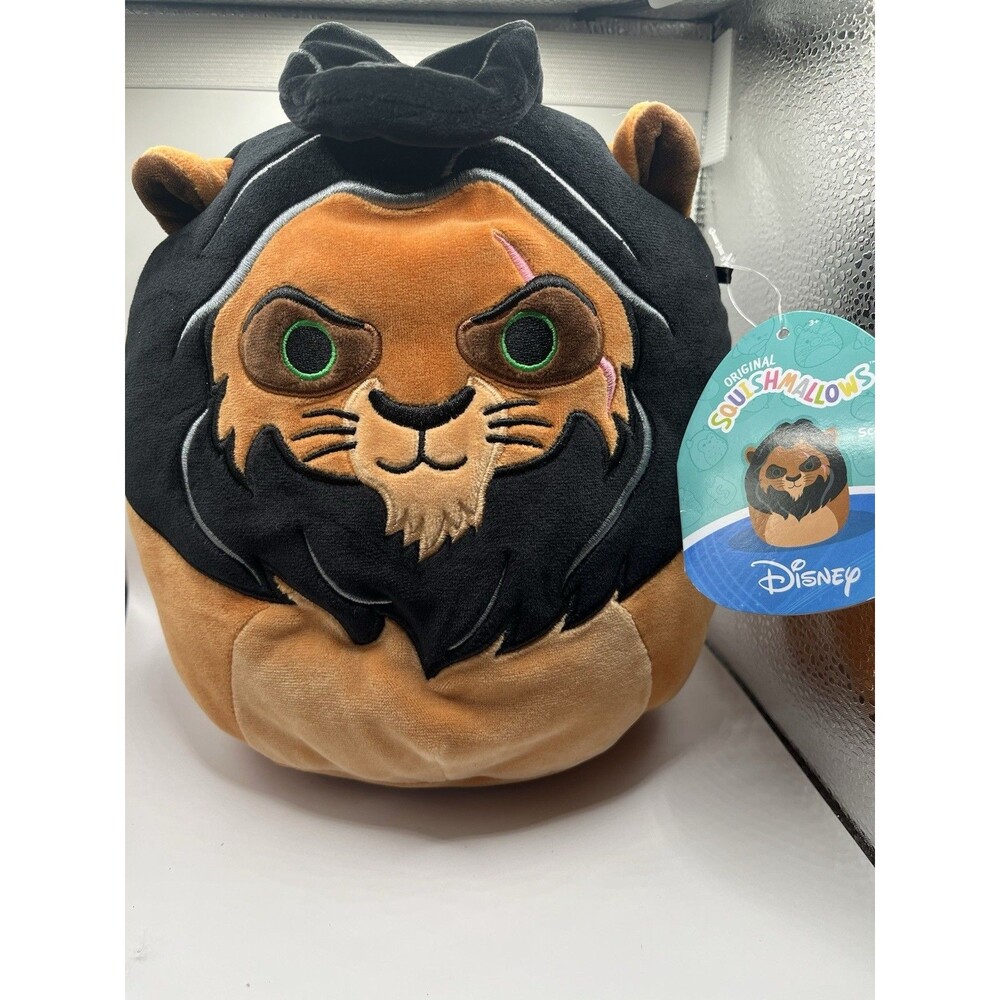Disney Squishmallows Scar Lion King Plush NWT